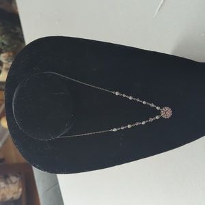 Liz Palacios pink Swarovski necklace